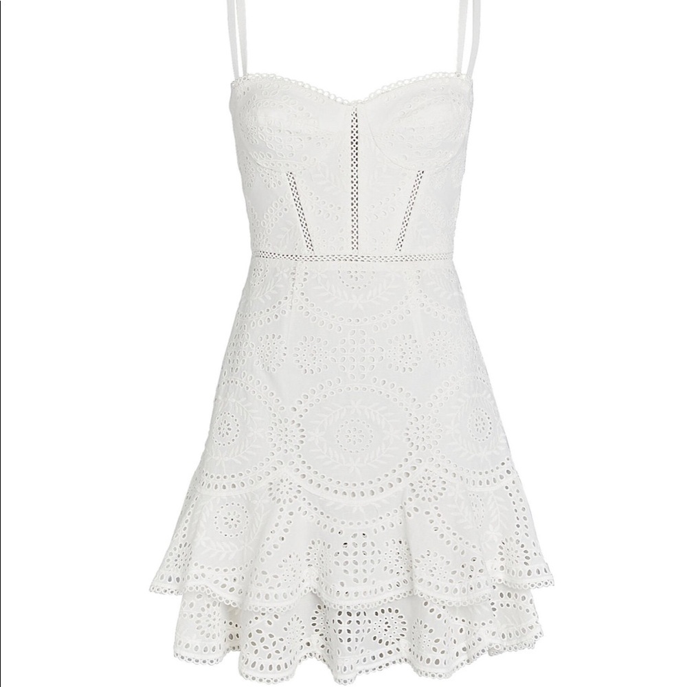 Jonathan Simkhai - Broderie Anglaise Bustier Dress